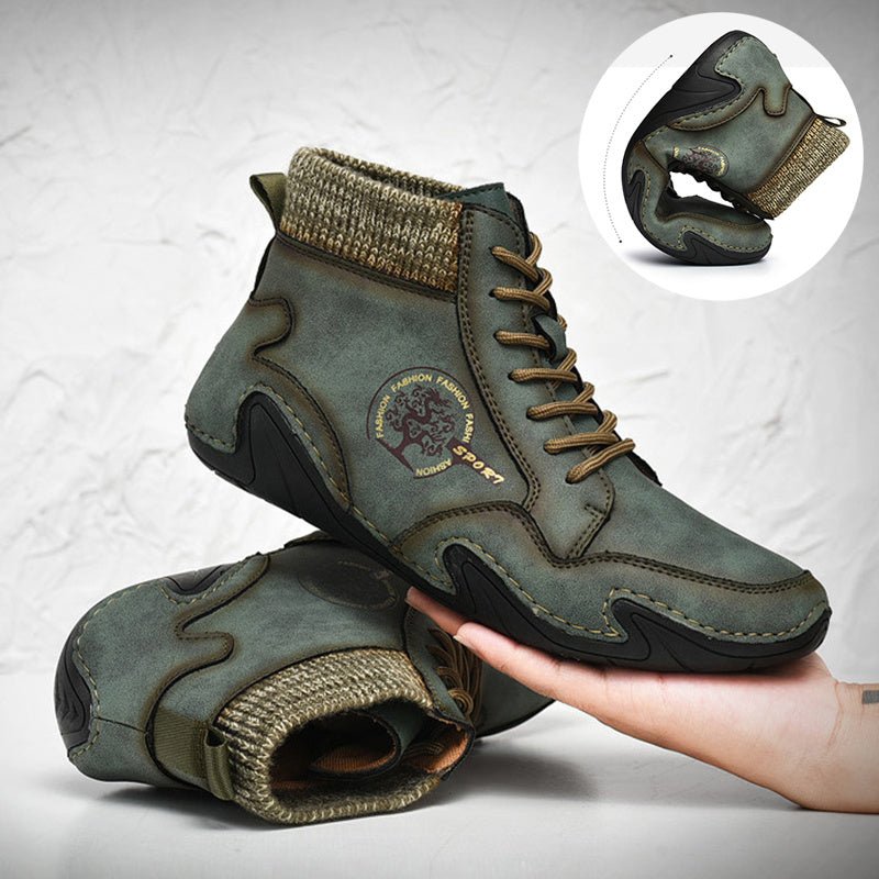 High Top High Quality Flats Shoes - AmiraMart