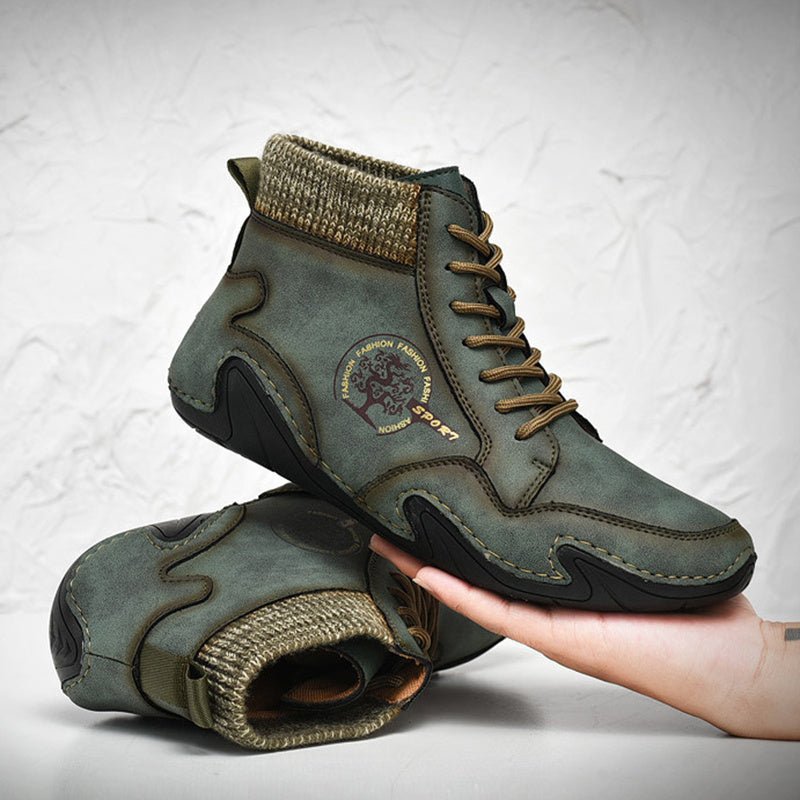 High Top High Quality Flats Shoes - AmiraMart