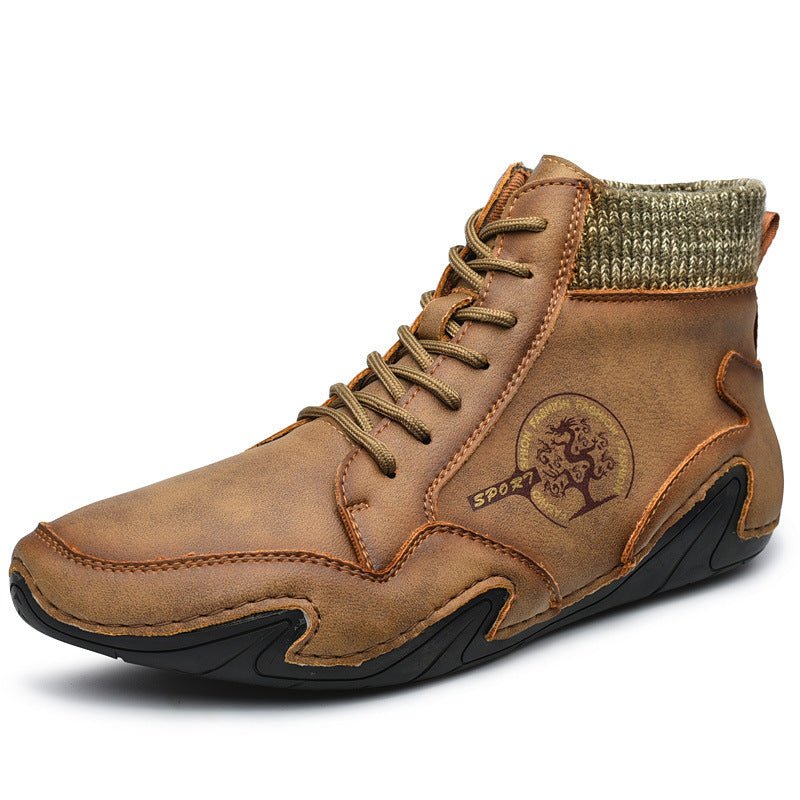 High Top High Quality Flats Shoes - AmiraMart