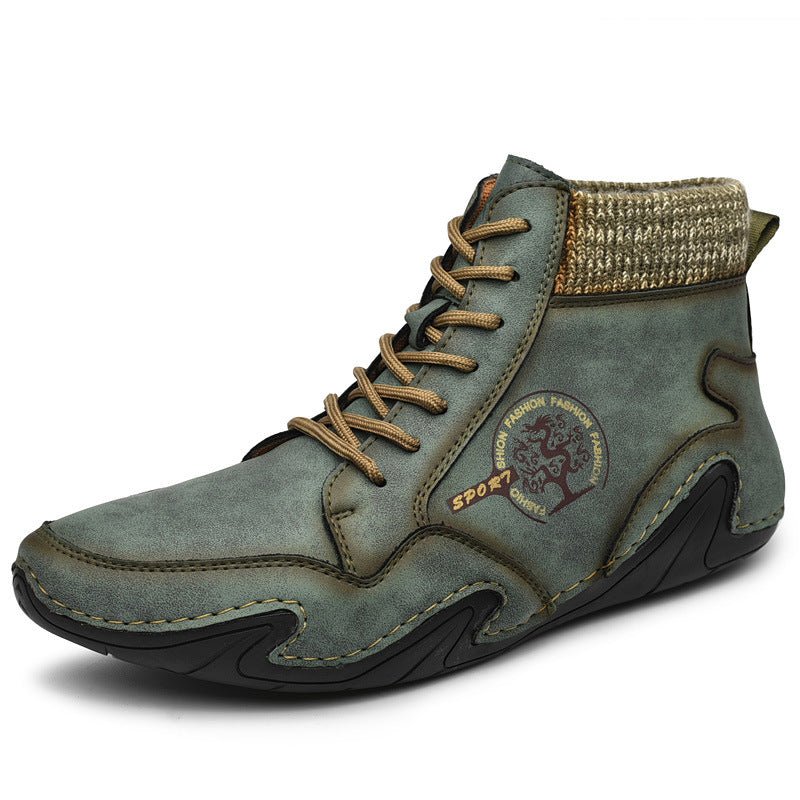 High Top High Quality Flats Shoes - AmiraMart