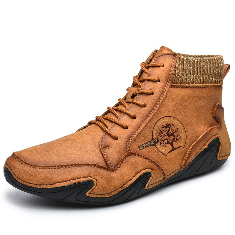 High Top High Quality Flats Shoes - AmiraMart
