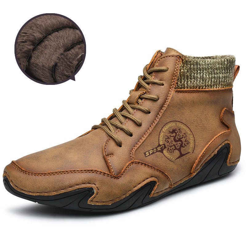 High Top High Quality Flats Shoes - AmiraMart