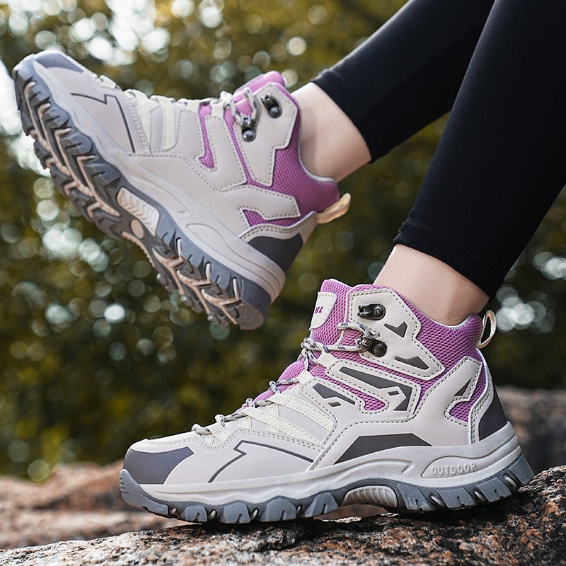 High - Top Hiking Sneakers – Outdoor & Durable - AmiraMart