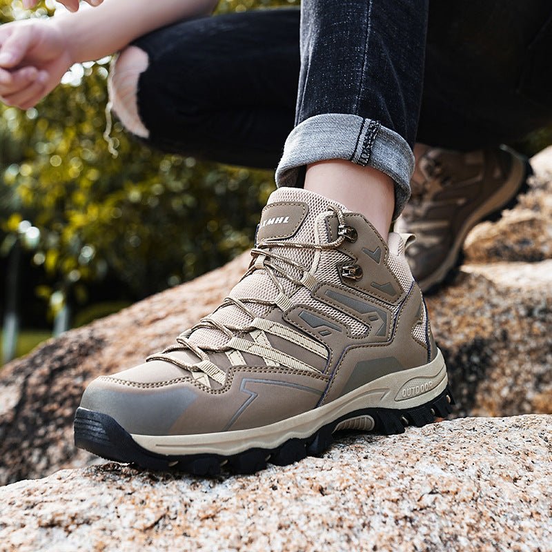 High - Top Hiking Sneakers – Outdoor & Durable - AmiraMart
