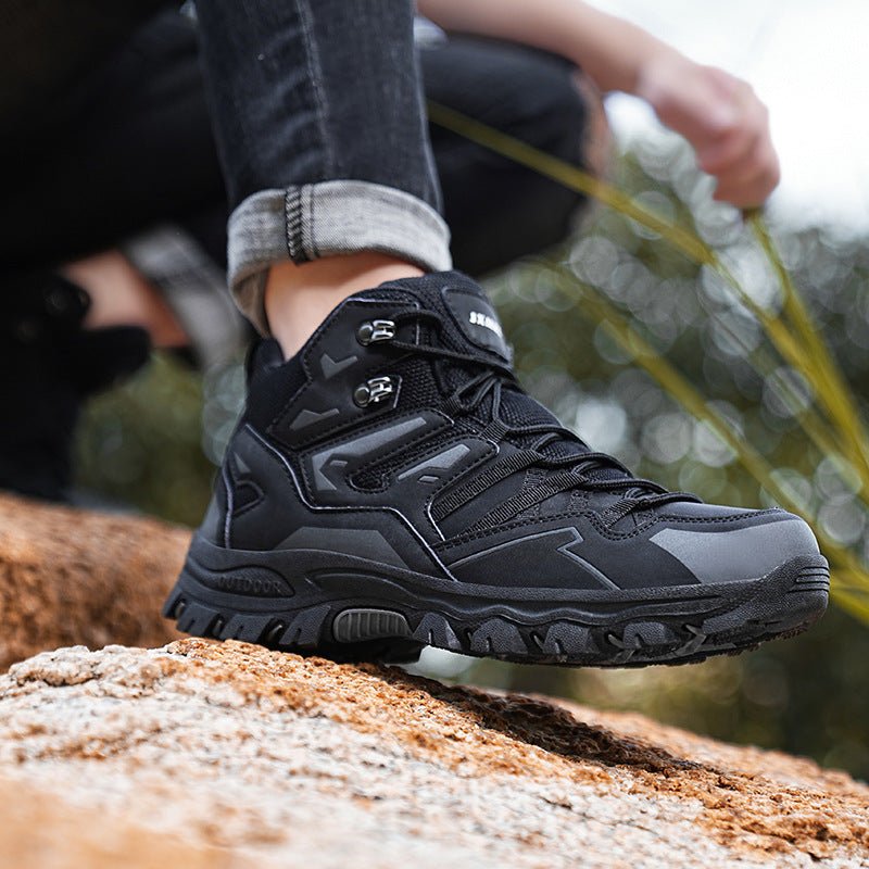 High - Top Hiking Sneakers – Outdoor & Durable - AmiraMart