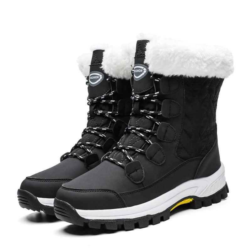 High - top platform cotton shoes - AmiraMart
