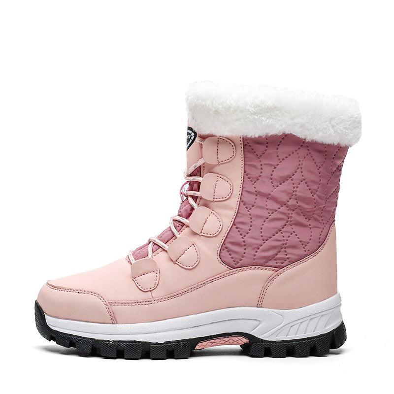 High - top platform cotton shoes - AmiraMart
