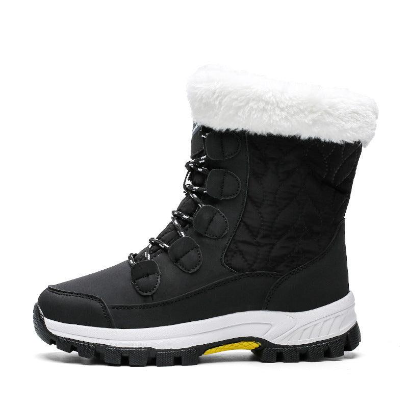High - top platform cotton shoes - AmiraMart