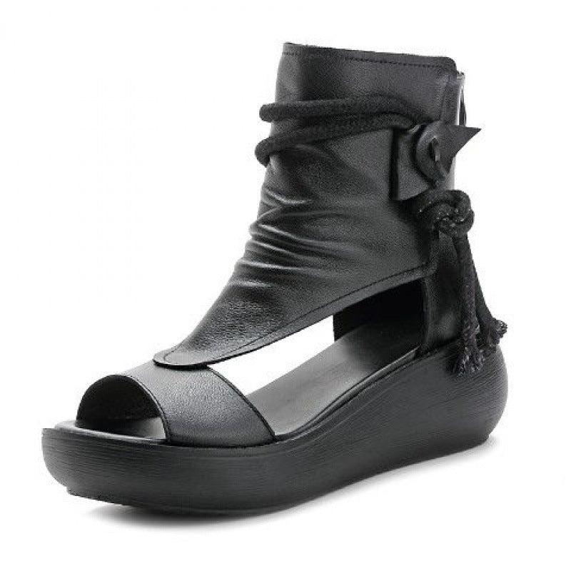 High Top Platform Sandals - AmiraMart