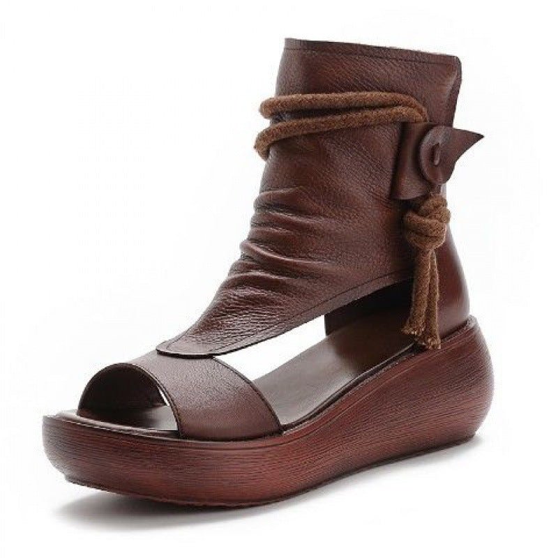 High Top Platform Sandals - AmiraMart