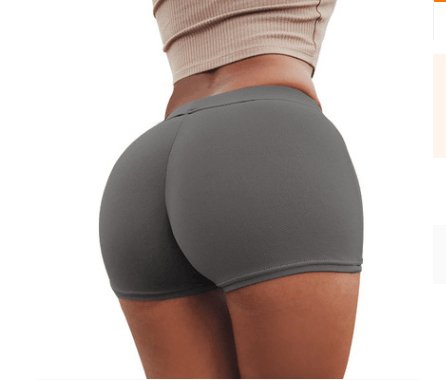 High Waist Stretch Fitness Yoga Gym Shorts - AmiraMart