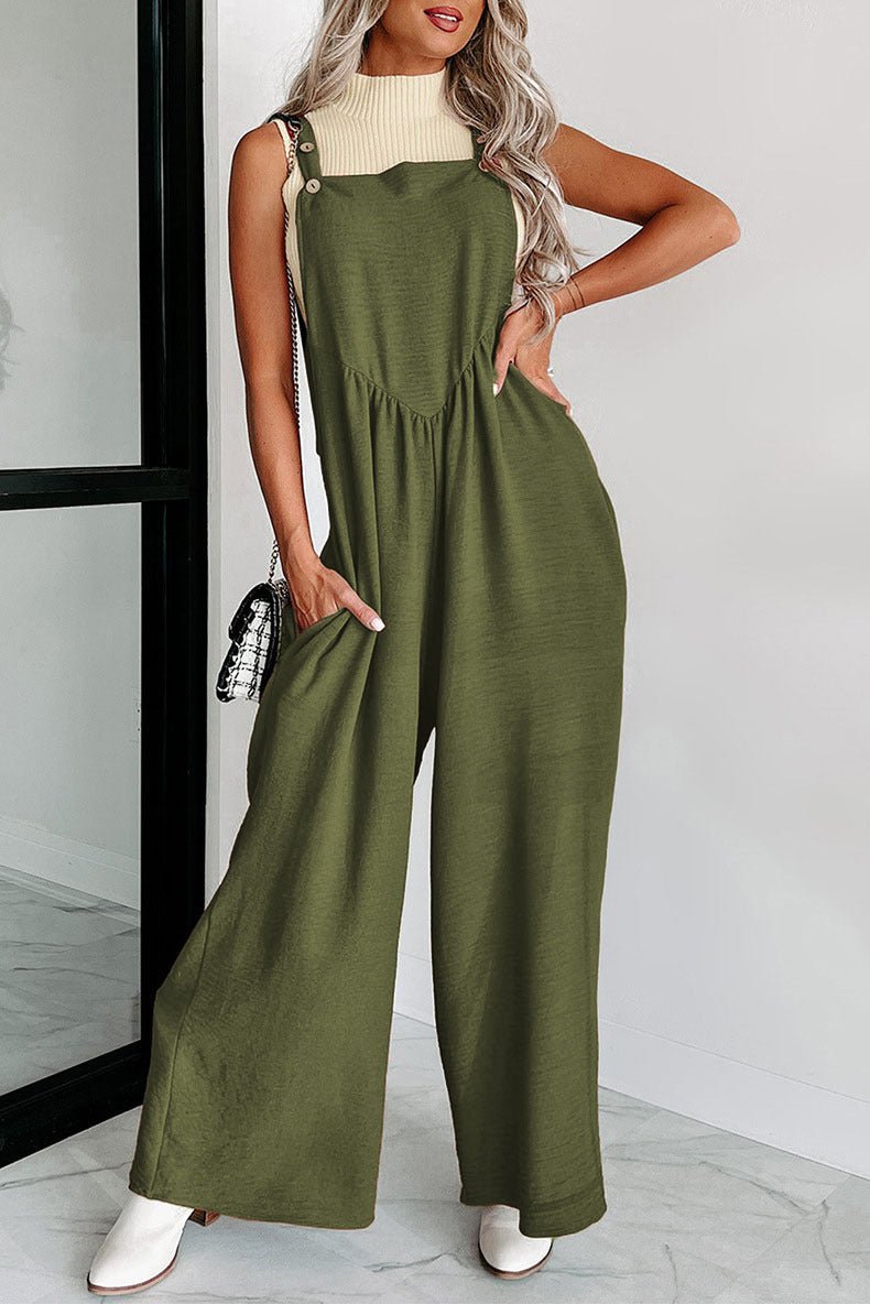 High Waist Wide Leg Pants | Casual Loose Drooping Trousers - AmiraMart