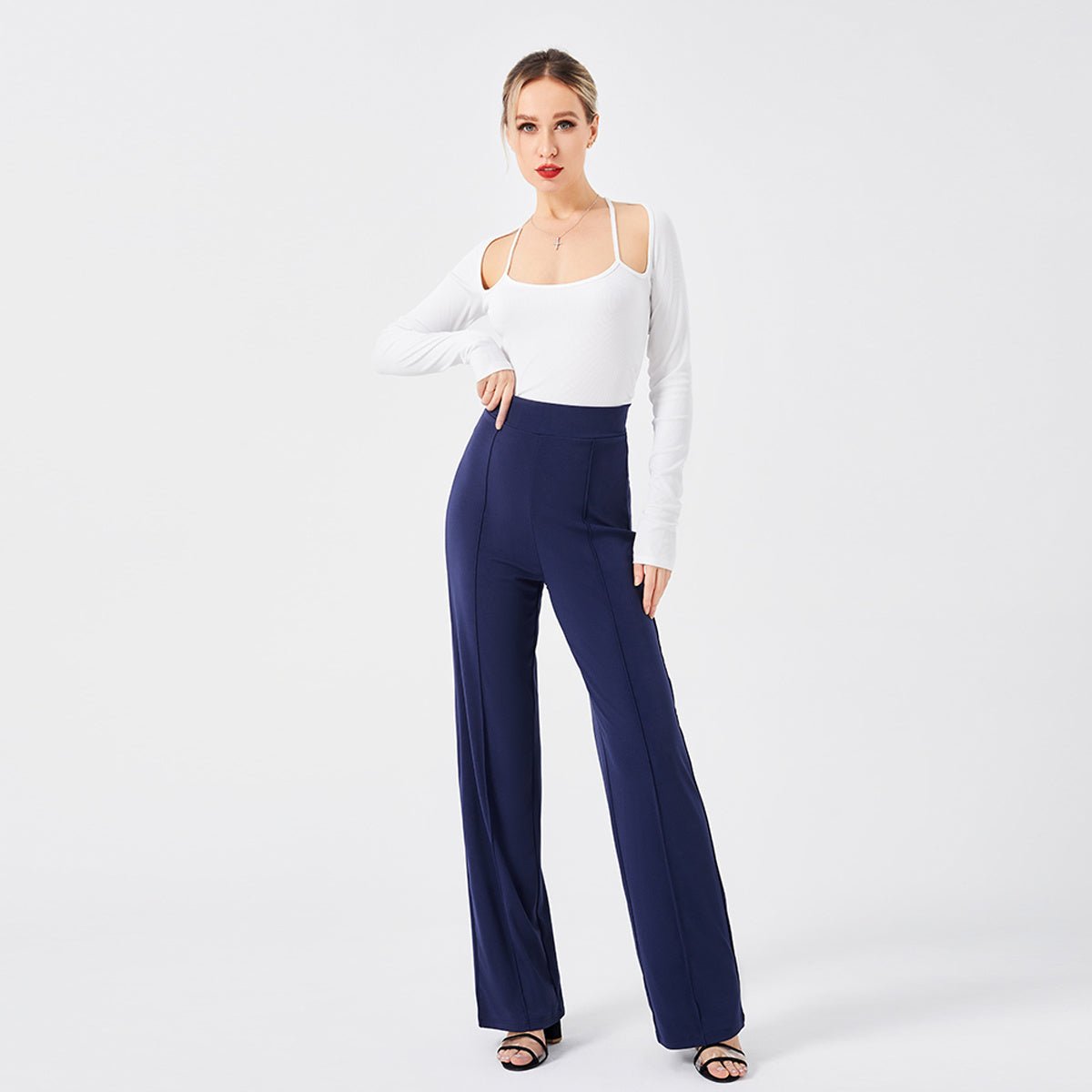 High - Waisted Bell Bottoms - AmiraMart