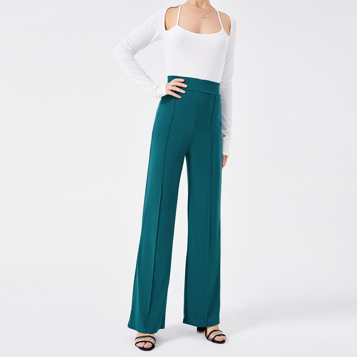 High - Waisted Bell Bottoms - AmiraMart