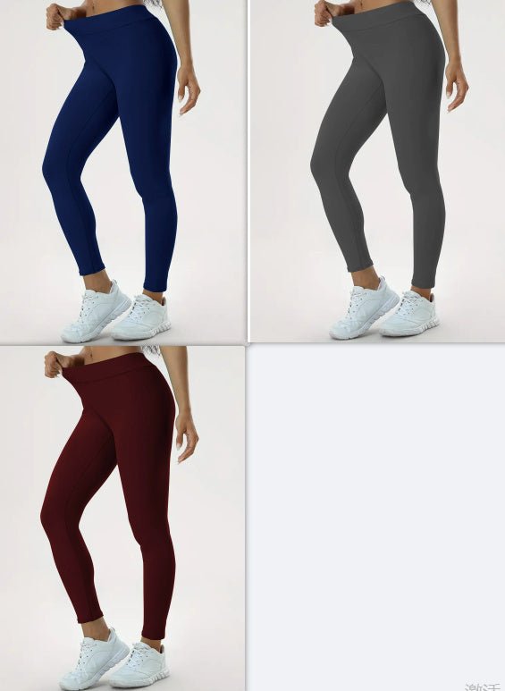 High - Waisted Fitness Leggings - AmiraMart