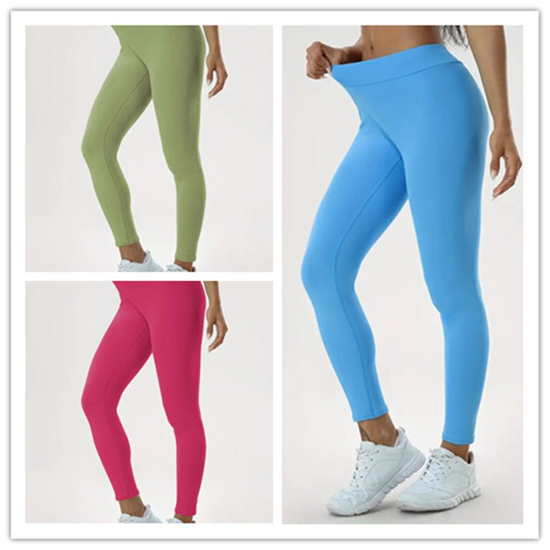 High - Waisted Fitness Leggings - AmiraMart