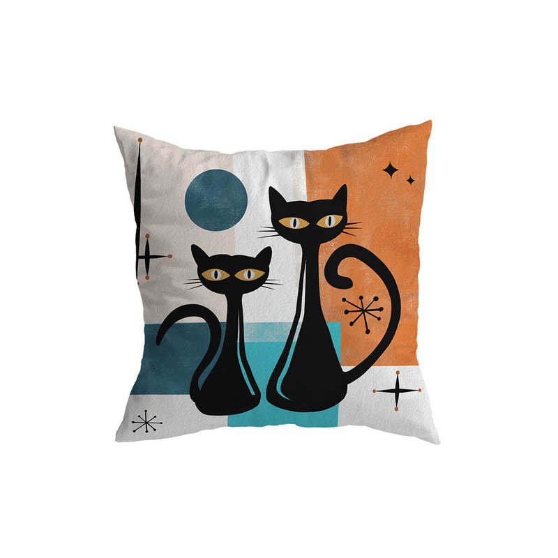 Home Fashion Print Vintage Cat Pattern Pillowcase - AmiraMart