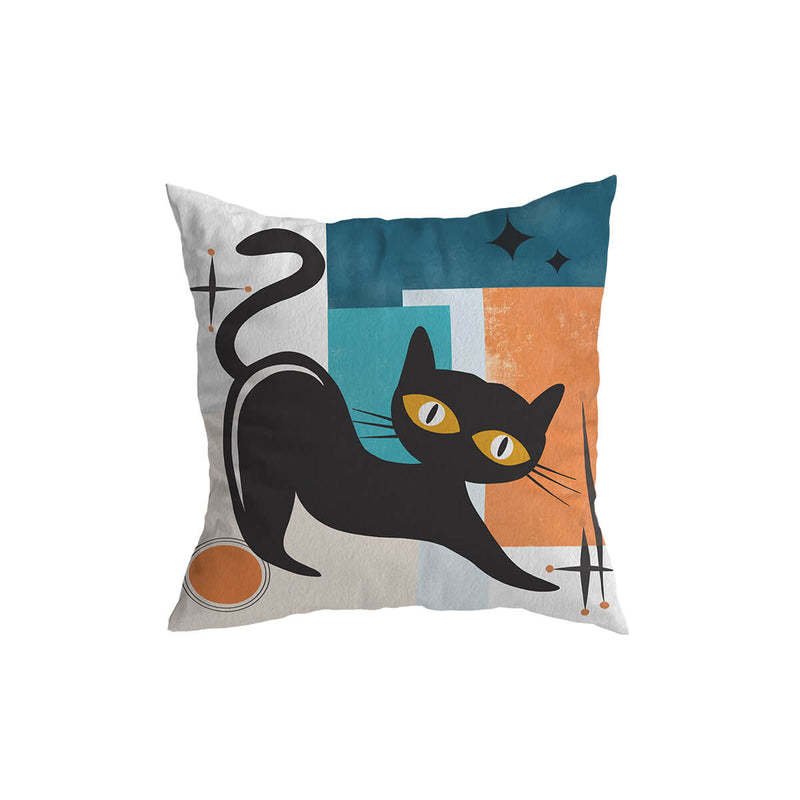 Home Fashion Print Vintage Cat Pattern Pillowcase - AmiraMart
