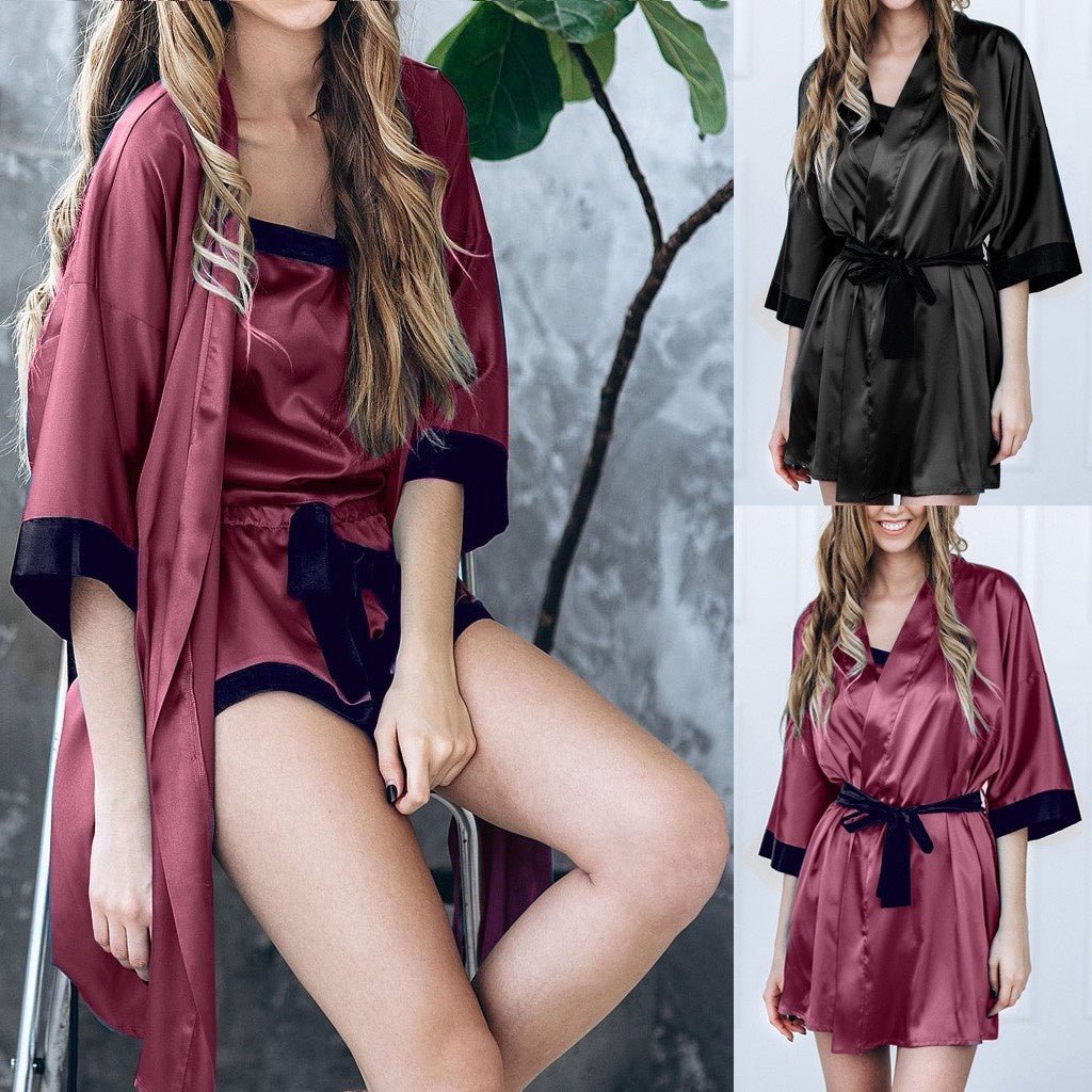 Seduction Plus - size Pajama Suit - AmiraMart