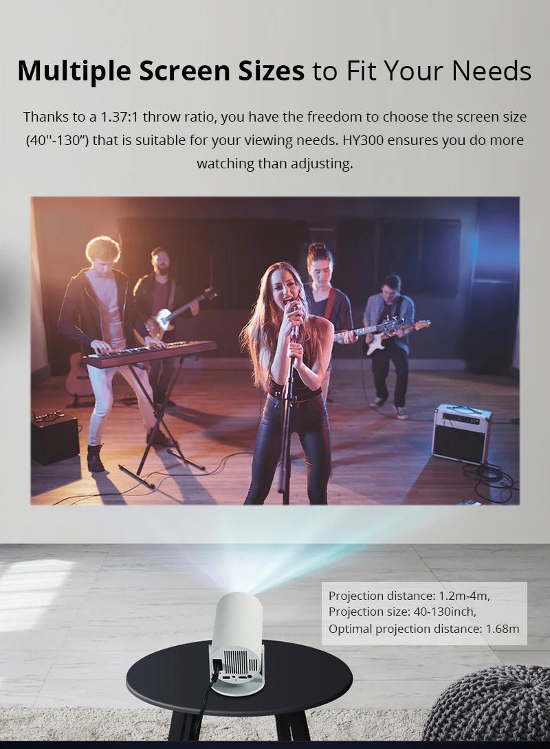 Home Projector HY300 - AmiraMart