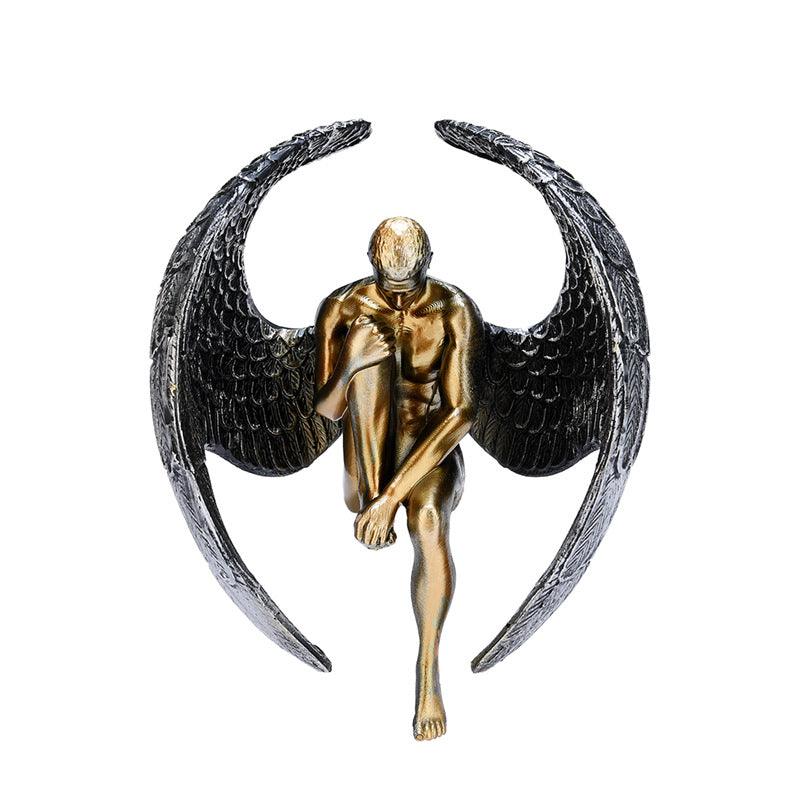 Home Simple Contemplative Angel Resin Ornaments - AmiraMart