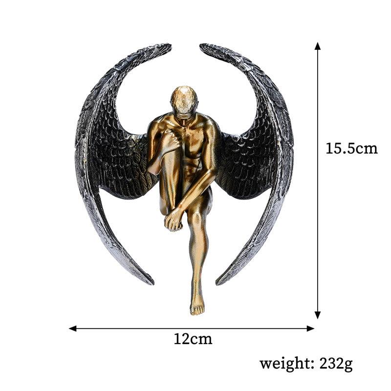 Home Simple Contemplative Angel Resin Ornaments - AmiraMart