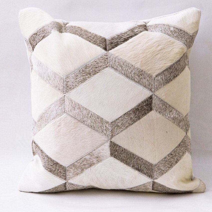 Home sofa cowhide pillow - AmiraMart