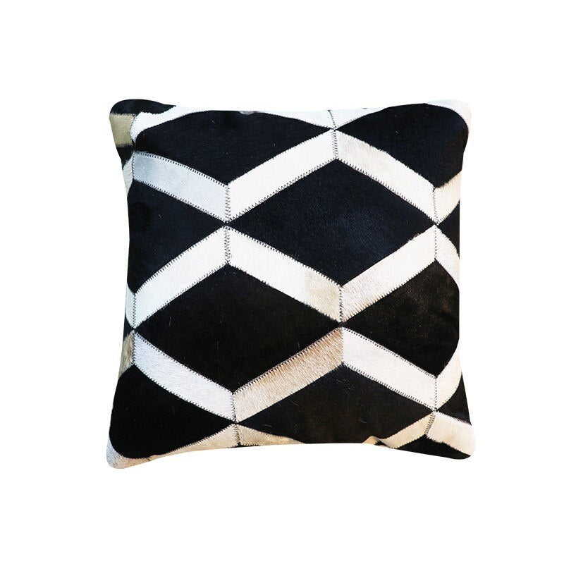 Home sofa cowhide pillow - AmiraMart