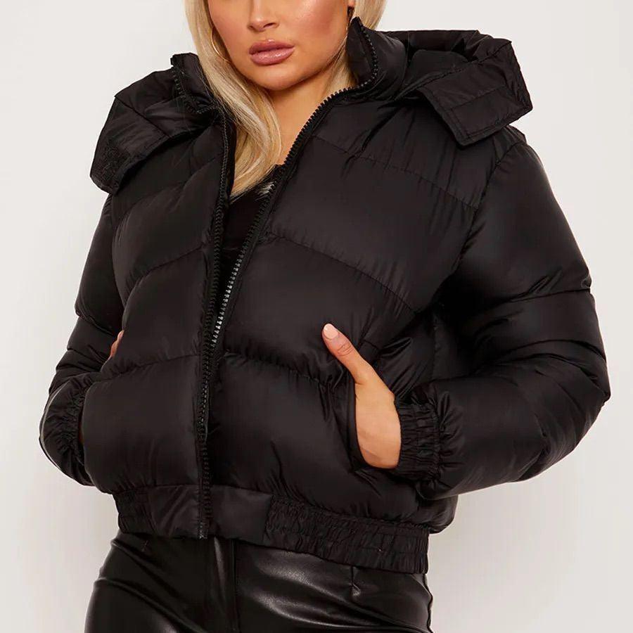 Hooded Bread Jacket Down Girl - AmiraMart