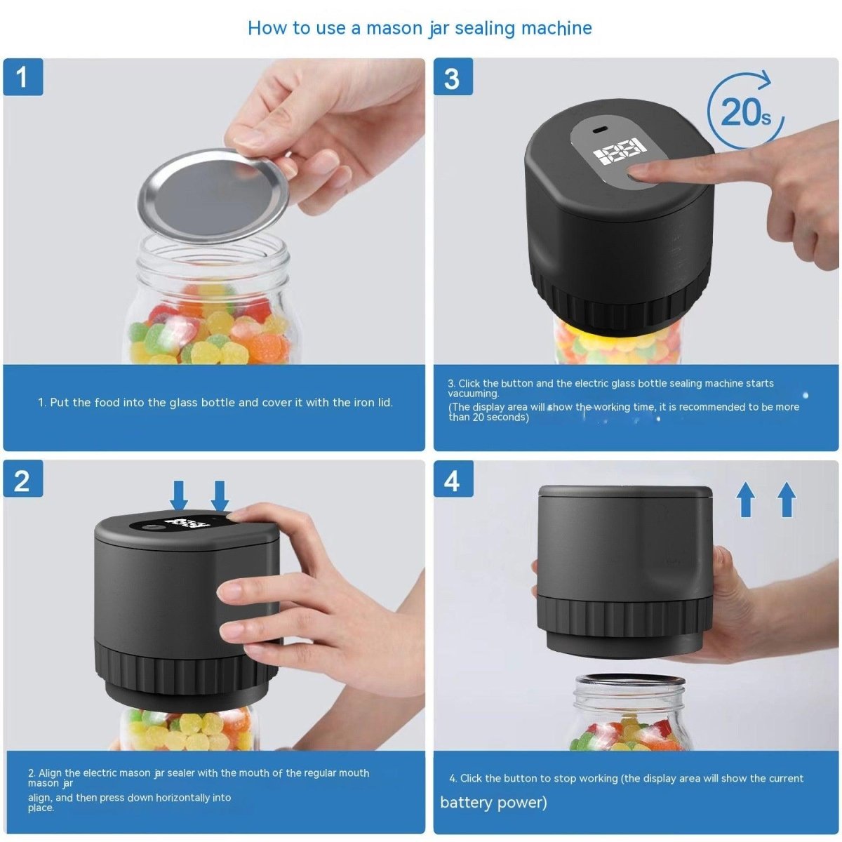 Household Electric Fresh - keeping Bottle Sealing Kit - AmiraMart