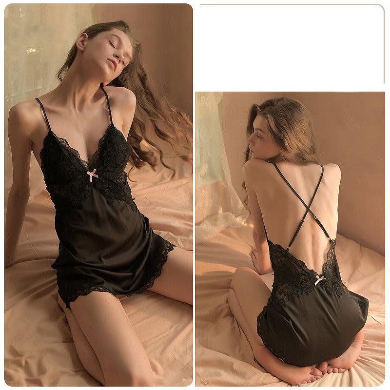 Ice Silk Temptation Nightdress - AmiraMart