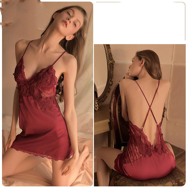 Ice Silk Temptation Nightdress - AmiraMart