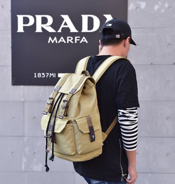 Influx Street Canvas Backpack - AmiraMart