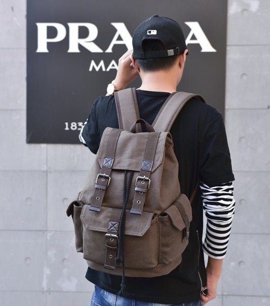 Influx Street Canvas Backpack - AmiraMart