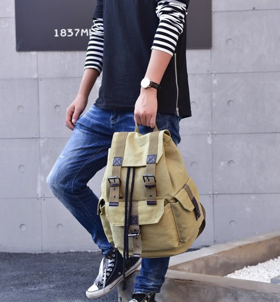 Influx Street Canvas Backpack - AmiraMart