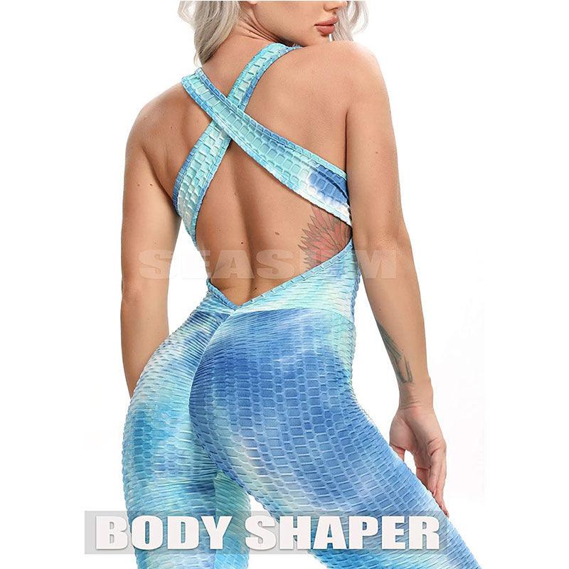 Jacquard Yoga Pants - AmiraMart