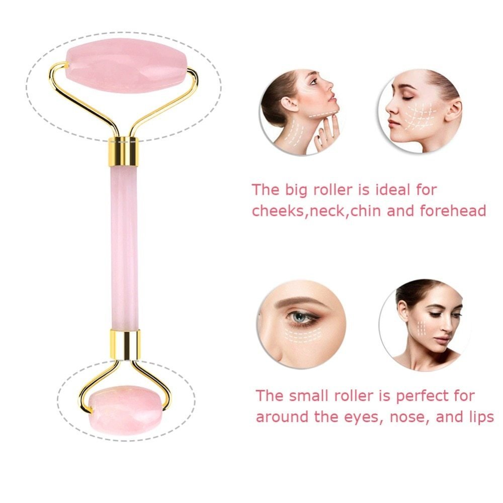 Jade Roll Massager Relieves Facial Tension - AmiraMart
