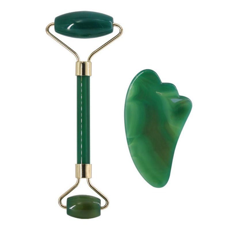 Jade Roll Massager Relieves Facial Tension - AmiraMart