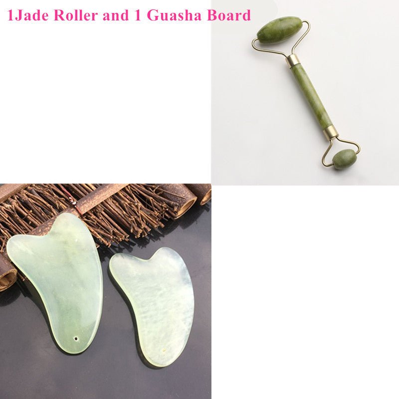Jade Roll Massager Relieves Facial Tension - AmiraMart