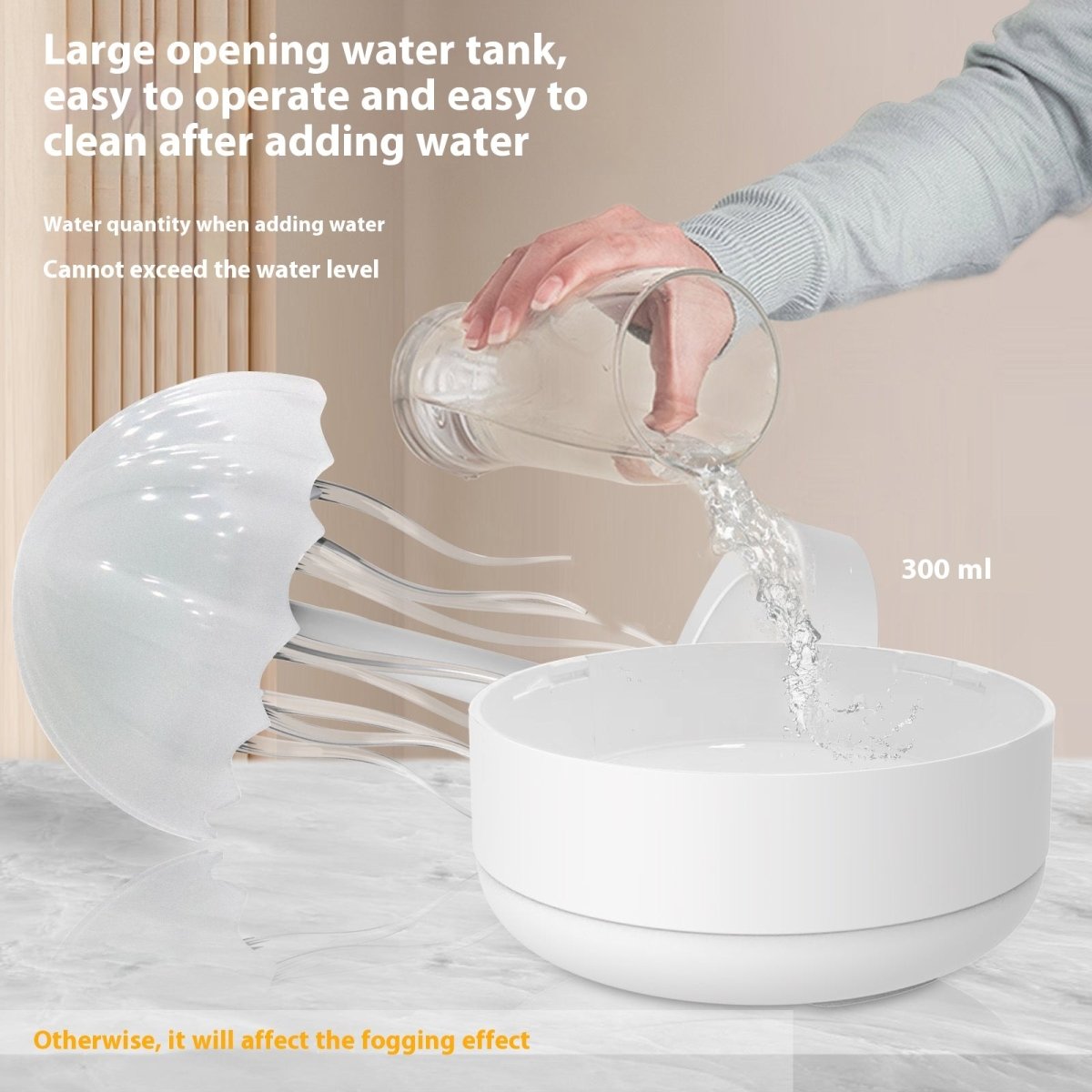 Jellyfish Humidifier Fragrance Diffuser - AmiraMart