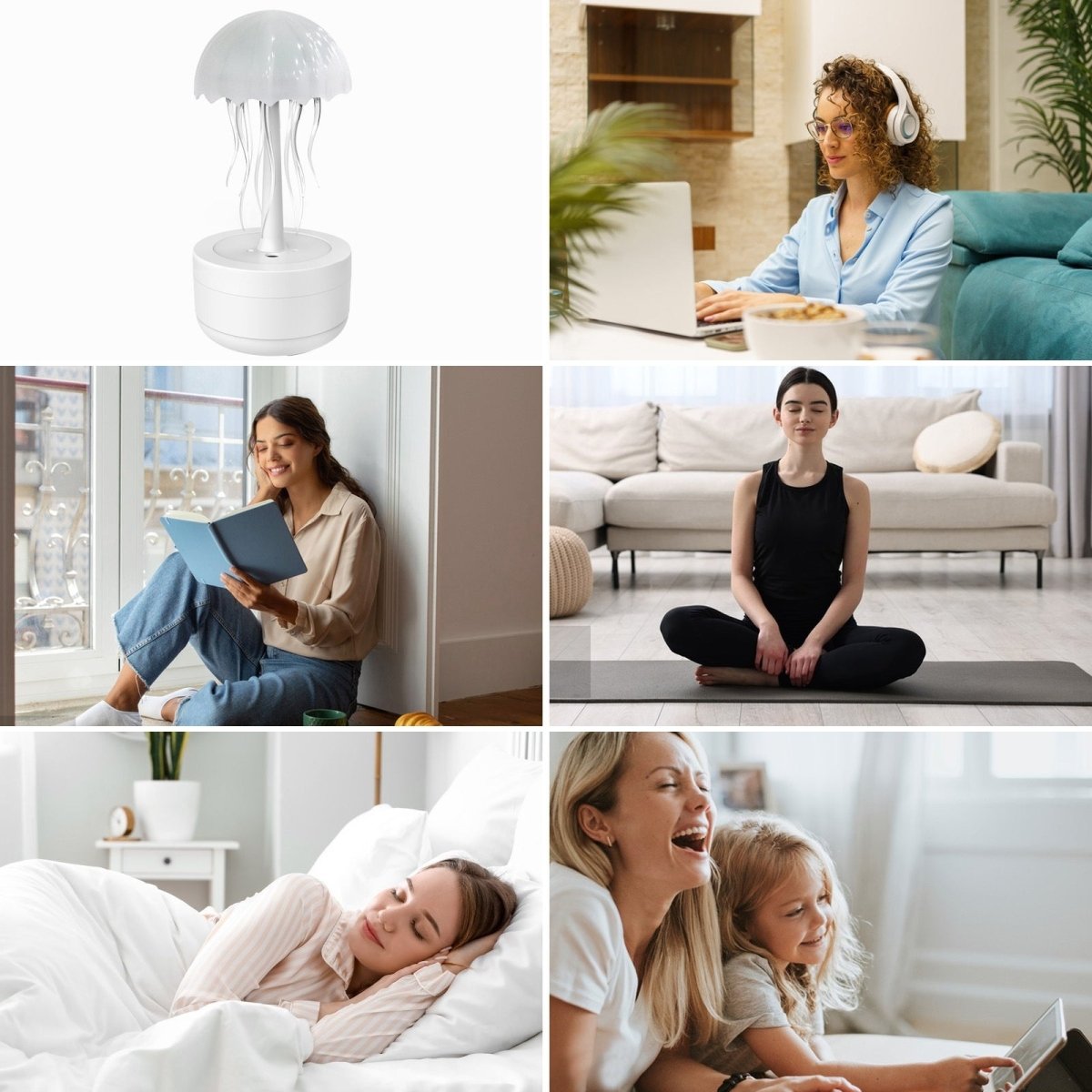 Jellyfish Humidifier Fragrance Diffuser - AmiraMart