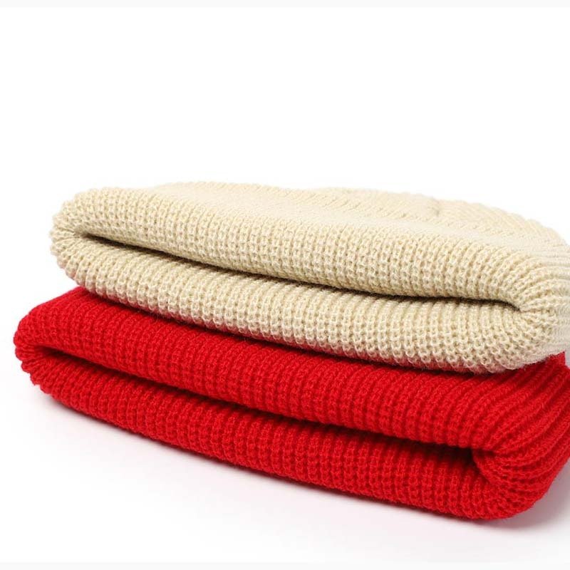 Knitted Hats For Women Skullcap Men Beanie Hat Winter Retro - AmiraMart