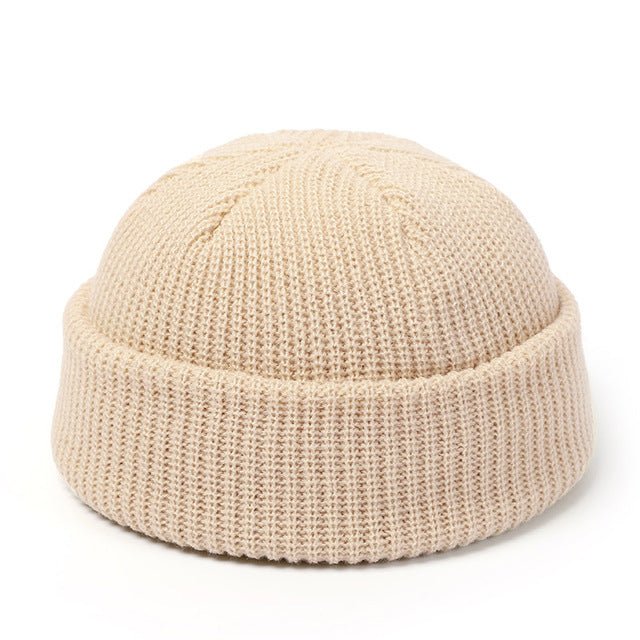 Knitted Hats For Women Skullcap Men Beanie Hat Winter Retro - AmiraMart