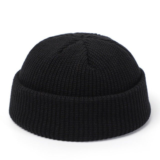 Knitted Hats For Women Skullcap Men Beanie Hat Winter Retro - AmiraMart