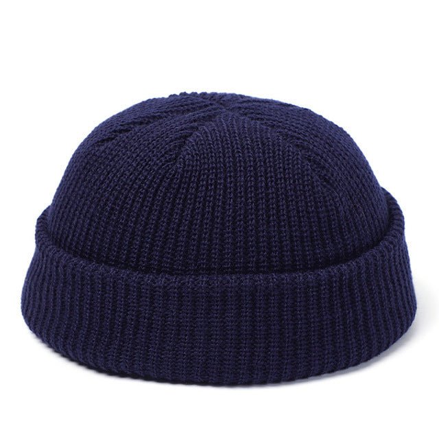 Knitted Hats For Women Skullcap Men Beanie Hat Winter Retro - AmiraMart