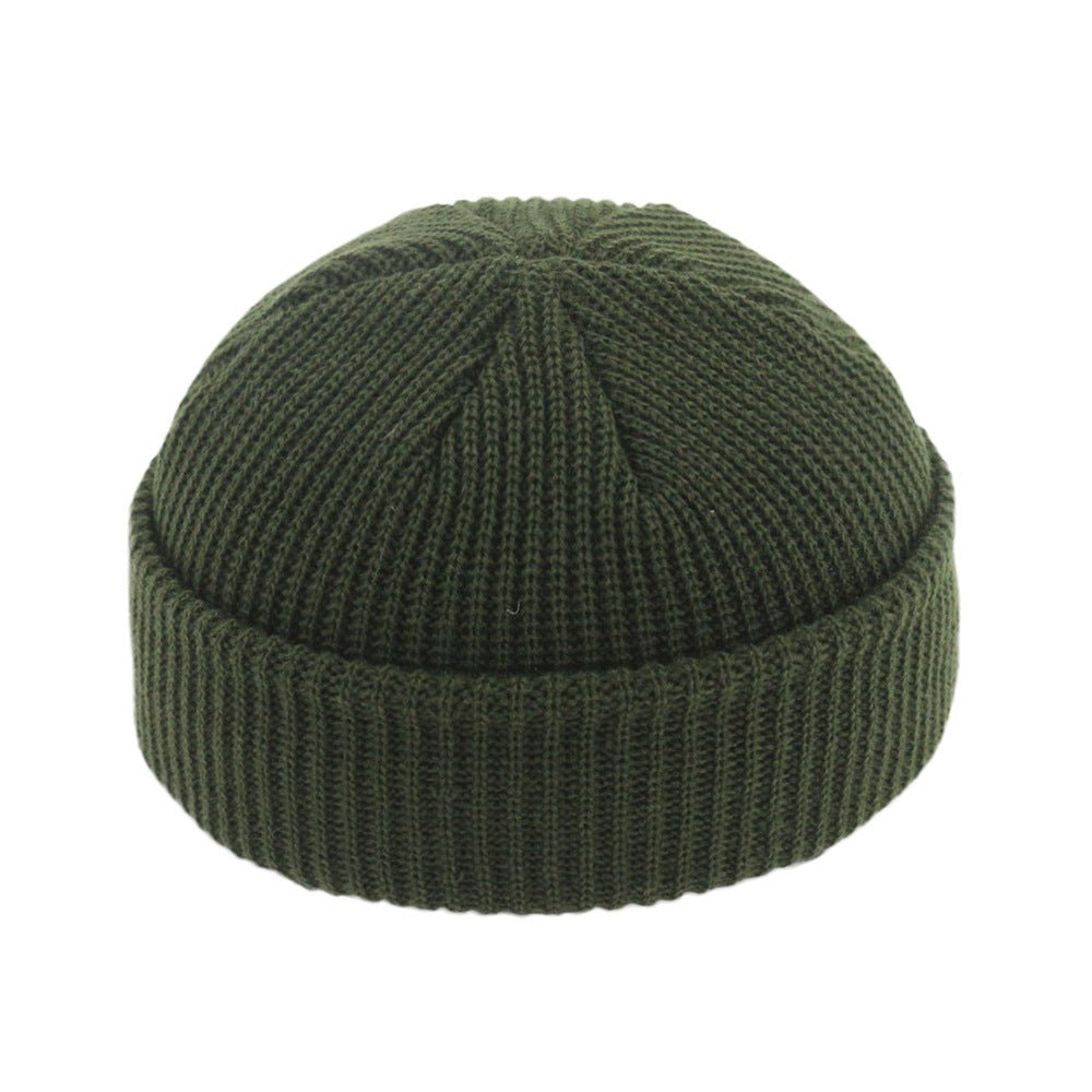 Knitted Hats For Women Skullcap Men Beanie Hat Winter Retro - AmiraMart