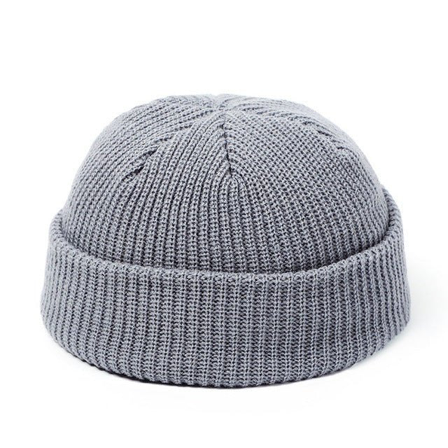 Knitted Hats For Women Skullcap Men Beanie Hat Winter Retro - AmiraMart