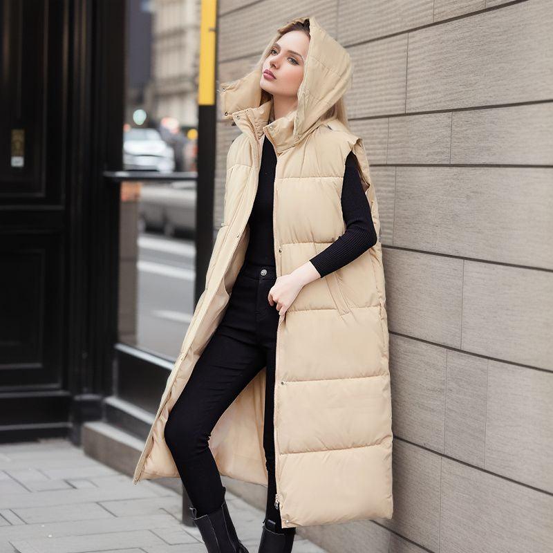 Korean Version Loose Sleeveless Down Jacket - AmiraMart