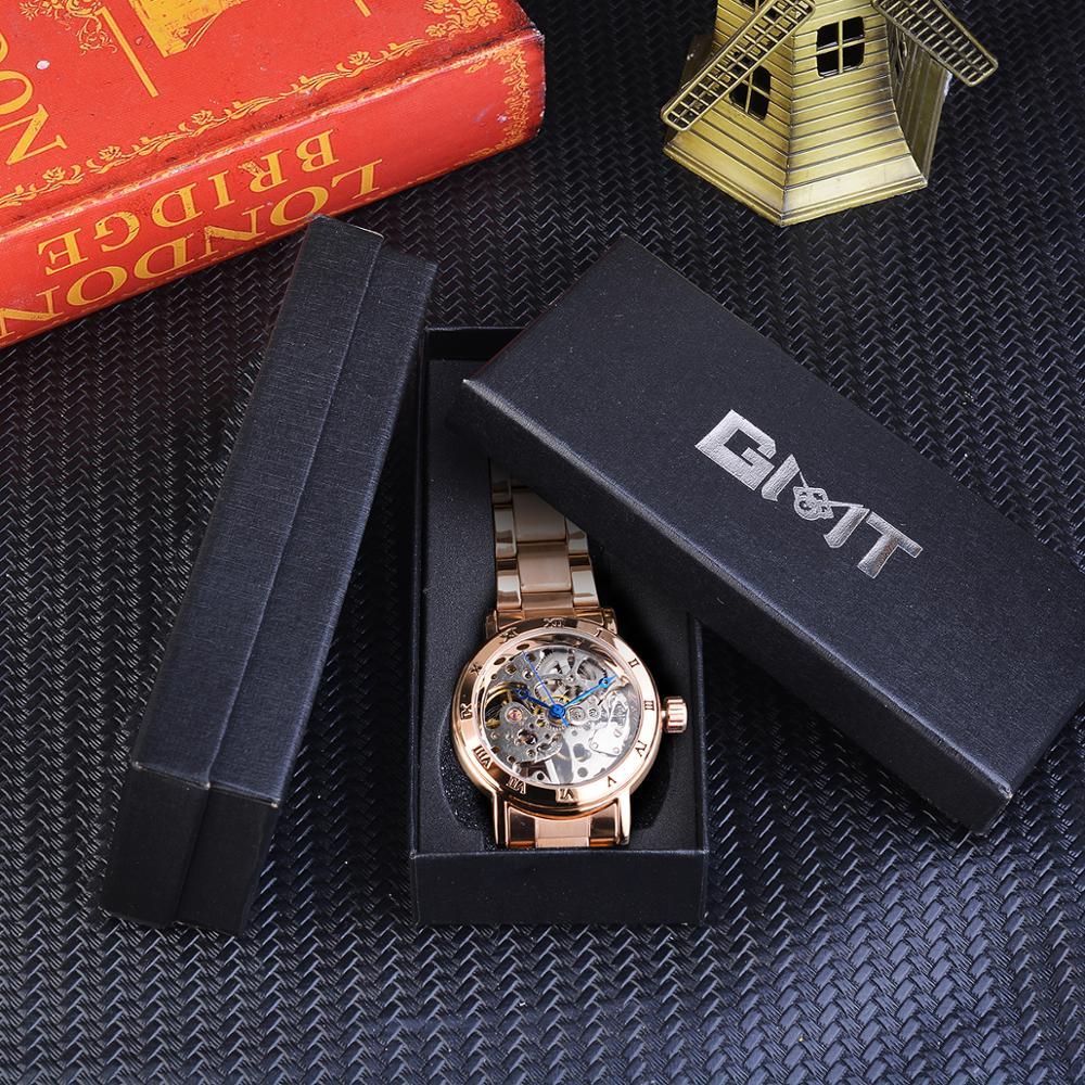 Ladies Fashion Skeleton Automatic Watch - AmiraMart