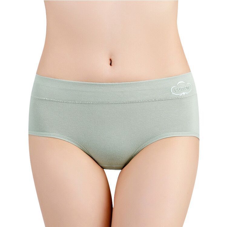 Ladies Mid - rise Cotton Graphene Antibacterial Panties - AmiraMart